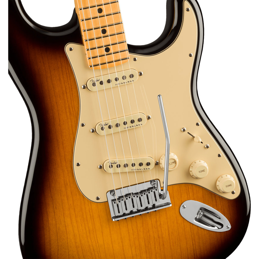 Fender Fender American Ultra Luxe Stratocaster, Maple Fingerboard, 2- Color Sunburst