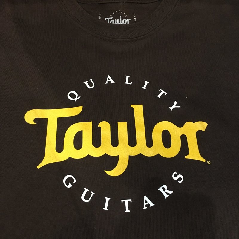 Taylor Guitars Taylor Two Color Logo Brown T Shirt XXL