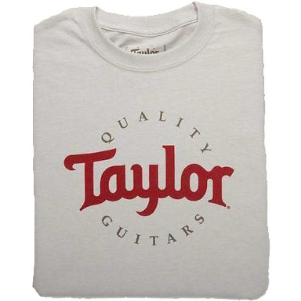 Taylor Guitars Taylor Two Color Logo Ice Grey T Shirt XXL