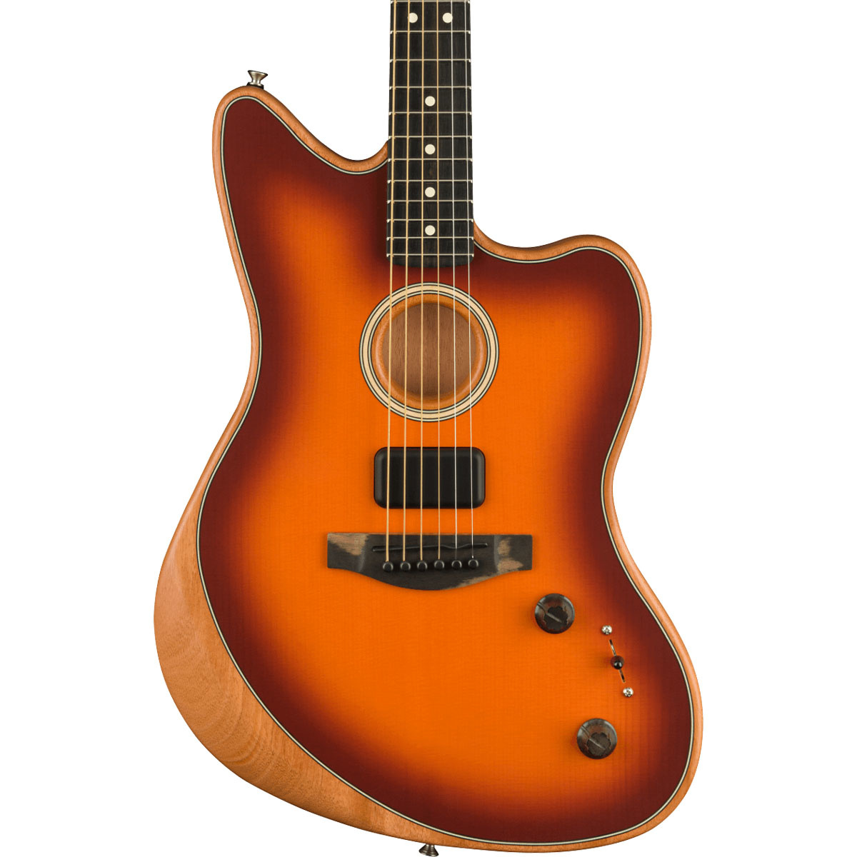 ジャンクFenderAcoustasonicStandardJazzmaster Fender Acoustasonic Jazzmaster - Tobacco Sunburst - KAOS Music Centre