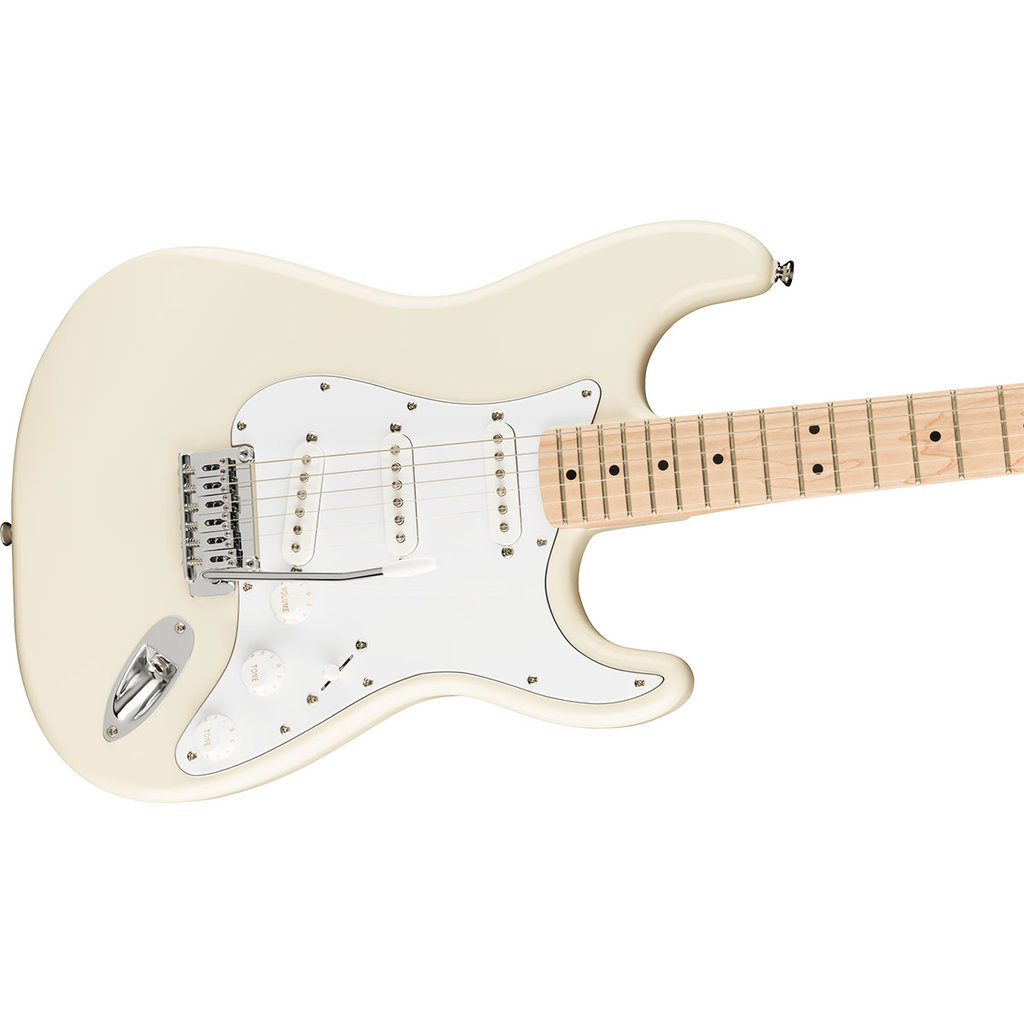 Fender Fender Squier 2021 Affinity Strat LRL WPC - Olympic White
