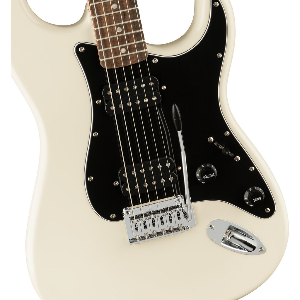 Fender Fender Squier 2021 Affinity Strat HH LRL BPG - Olympic White