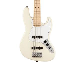 Fender Fender Squier 2021 Affinity J Bass V WPG - Olympic White Maple Neck