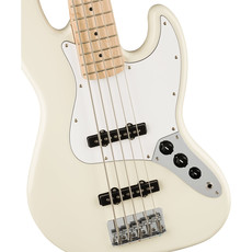 Fender Fender Squier 2021 Affinity J Bass V WPG - Olympic White Maple Neck