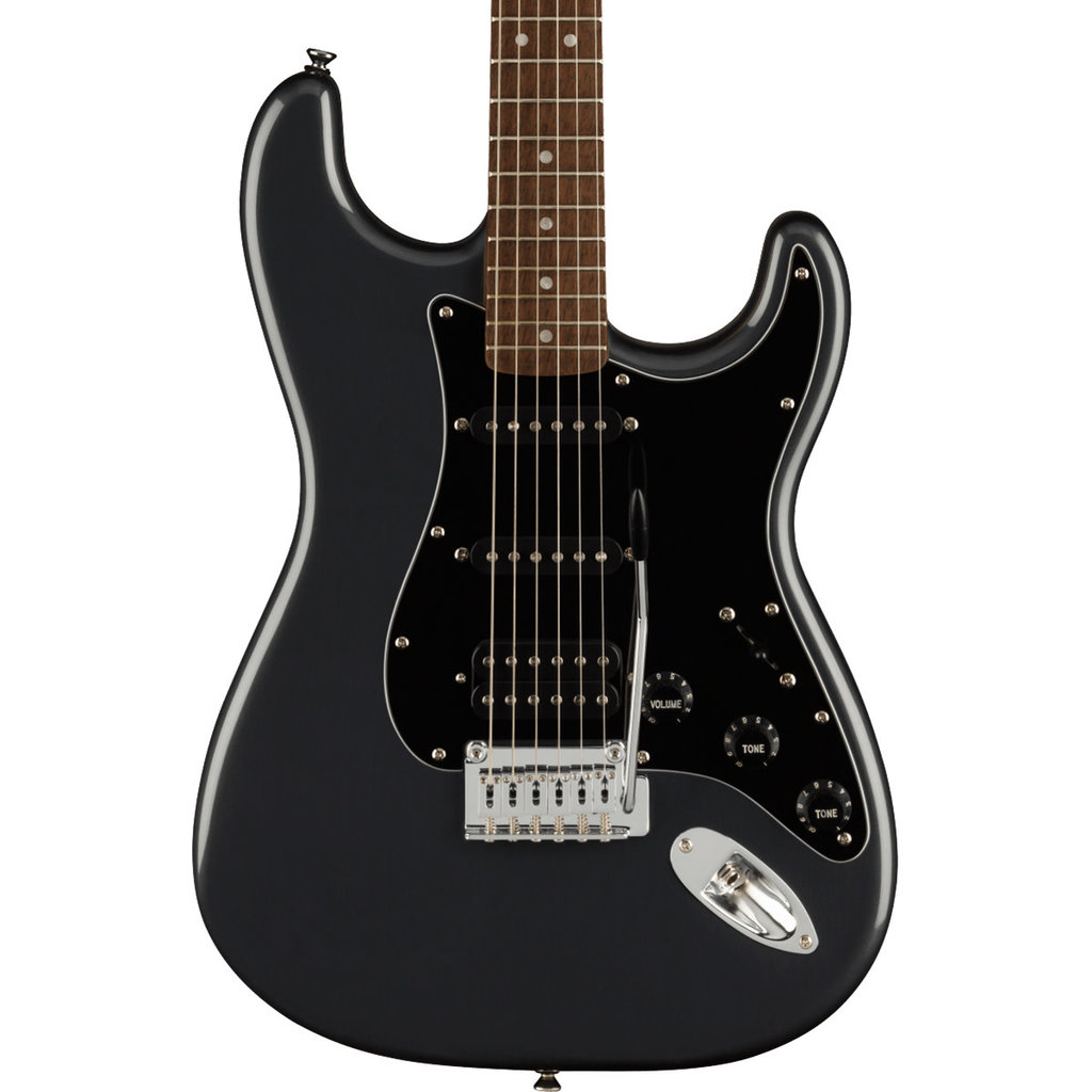 Fender Fender Squier 2021 Affinity HSS Strat Pack - Charcoal Frost Metallic