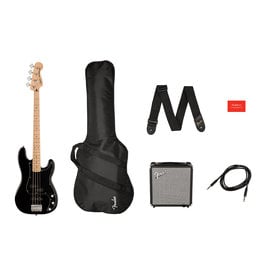Fender Fender Squier 2021 Affinity Presicion PJ Bass Pack - Black