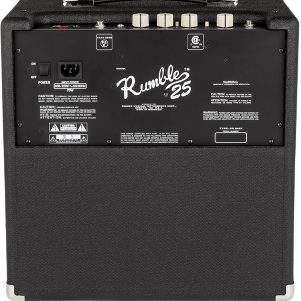 Fender Fender Rumble 25 V3 Bass Amp 120v