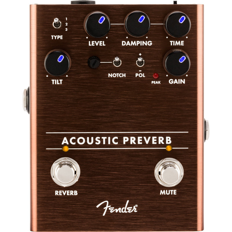 Fender Fender Acoustic  Preverb Preamp/Reverb Pedal