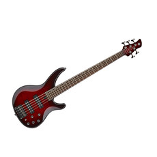 Yamaha Yamaha TRBX605FM Electric Bass - Dark Red Burst