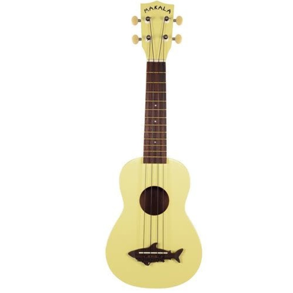 Kala Makala Soprano Shark Ukulele Yellow MK-SS-YLW