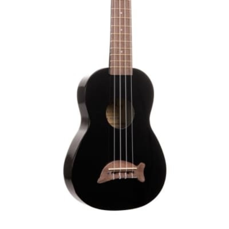 Kala Makala Soprano Dolphin Ukulele Black Sparkle MK-SD-CBK