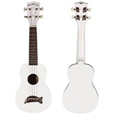 Kala Makala Soprano Dolphin Ukulele Pearl White MK-SD-PW