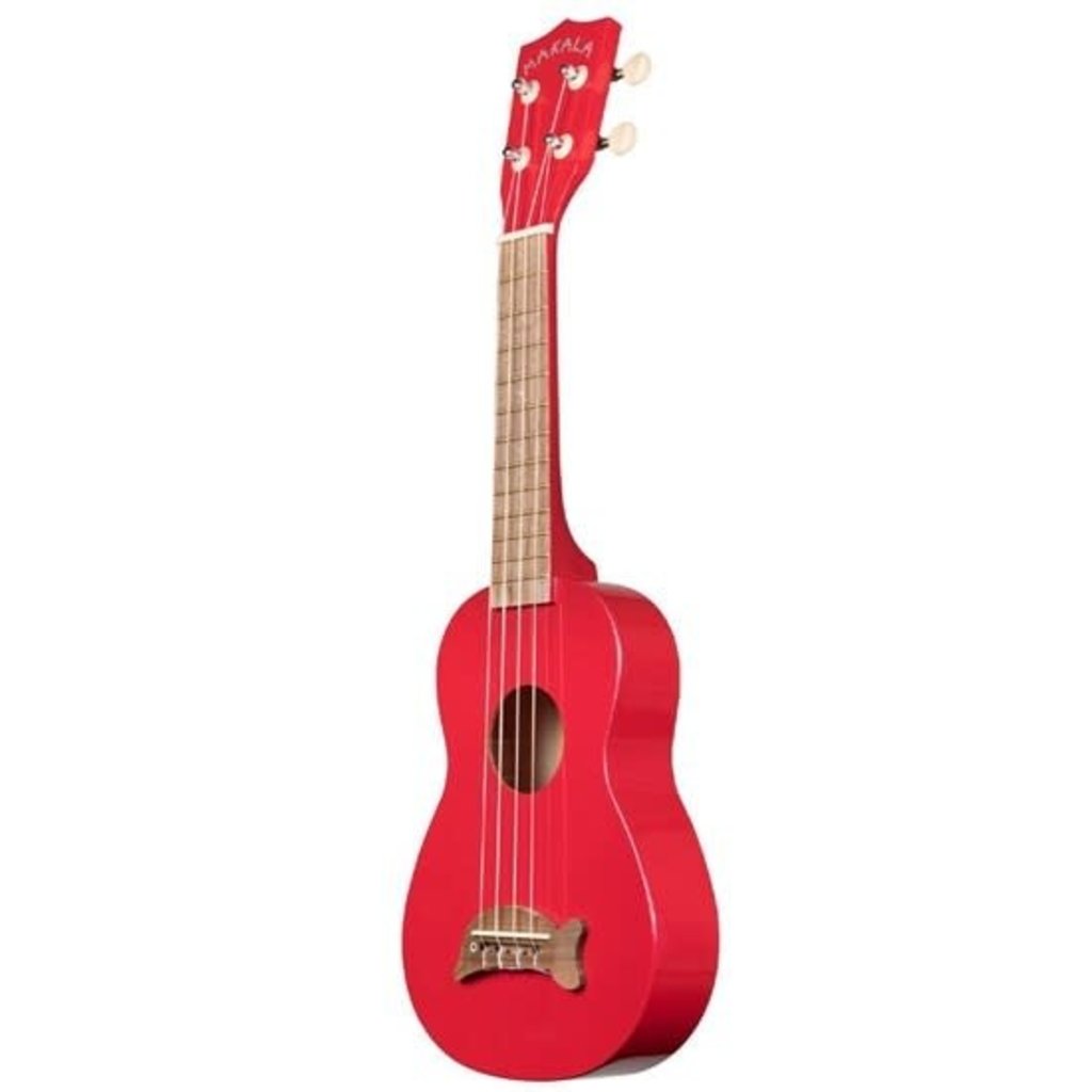 Kala Makala Soprano Dolphin Ukulele Red MK-SD-CAR