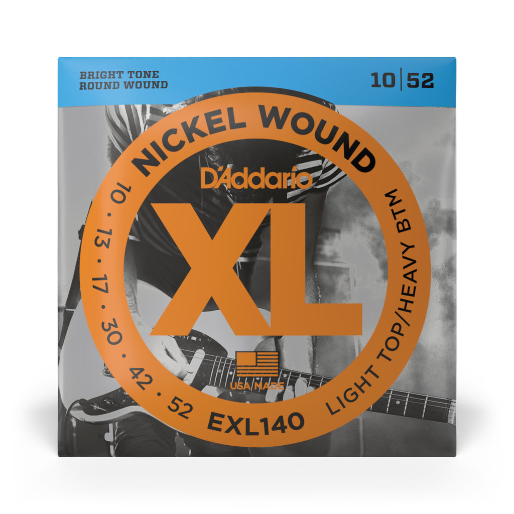 D'addario D'addario EXL140 Electric Strings Light Top/Heavy Bottom 10-52