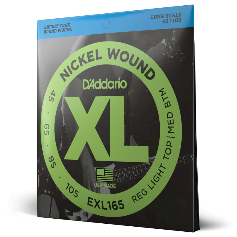 D'addario D'addario EXL165 Bass Strings Regular Light/Medium Bottom 45-105