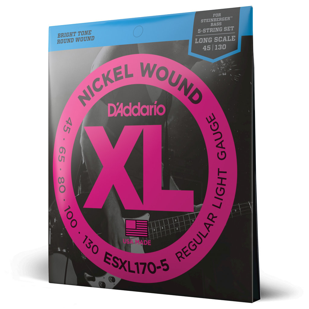 D'addario D'addario EXL170-5 Bass Strings Light 5 String 45-130