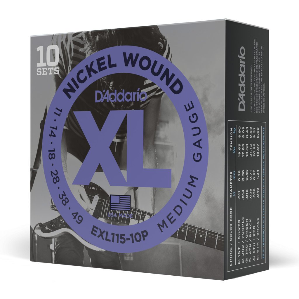 D'addario D'addario EXL115 10P - 10 Pack