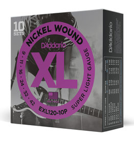 D'addario D'addario EXL120 10P - 10 Pack