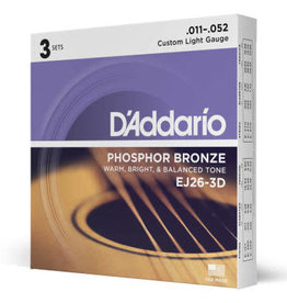 D'addario D'Addario Ej26 3D - 3 Pack