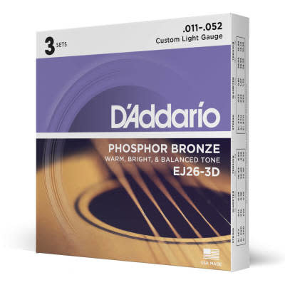 D'Addario Ej26 3D - 3 Pack - KAOS Music Centre