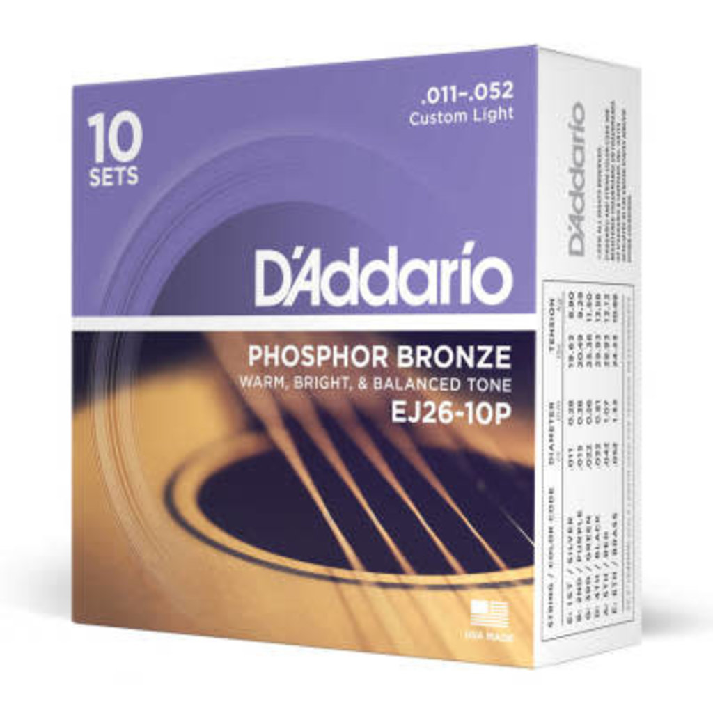 D'addario D'Addario Ej26 10P - 10 Pack