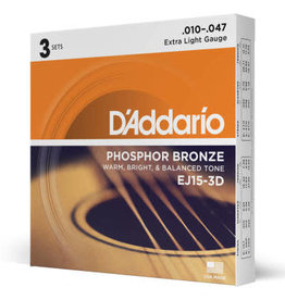 D'addario D'Addario Ej15 3D - 3 Pack