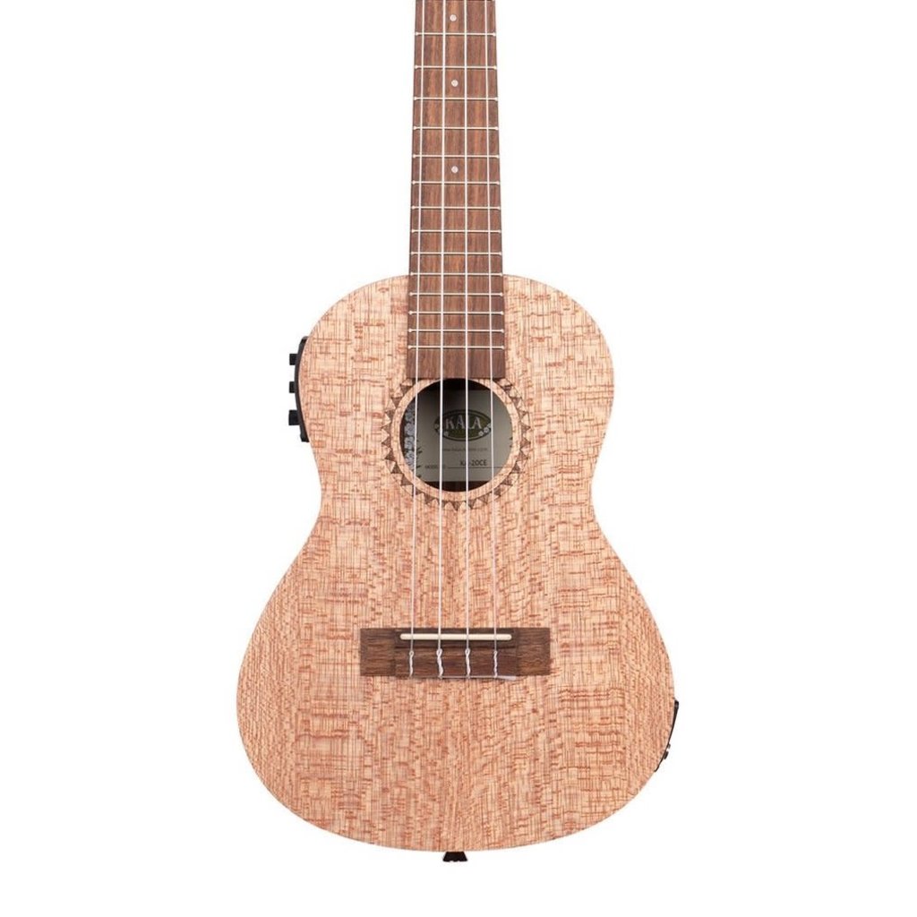 Kala Kala  Burled Meranti Concert Ukulele w/Electronics  KA-20CE