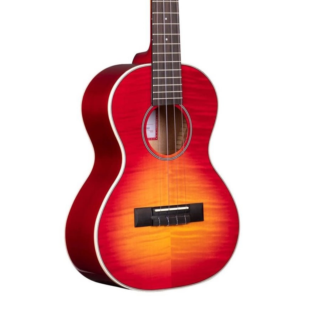 Kala Kala Gloss Flame Maple Cherry Burst Tenor Ukulele KA-FMCB-T