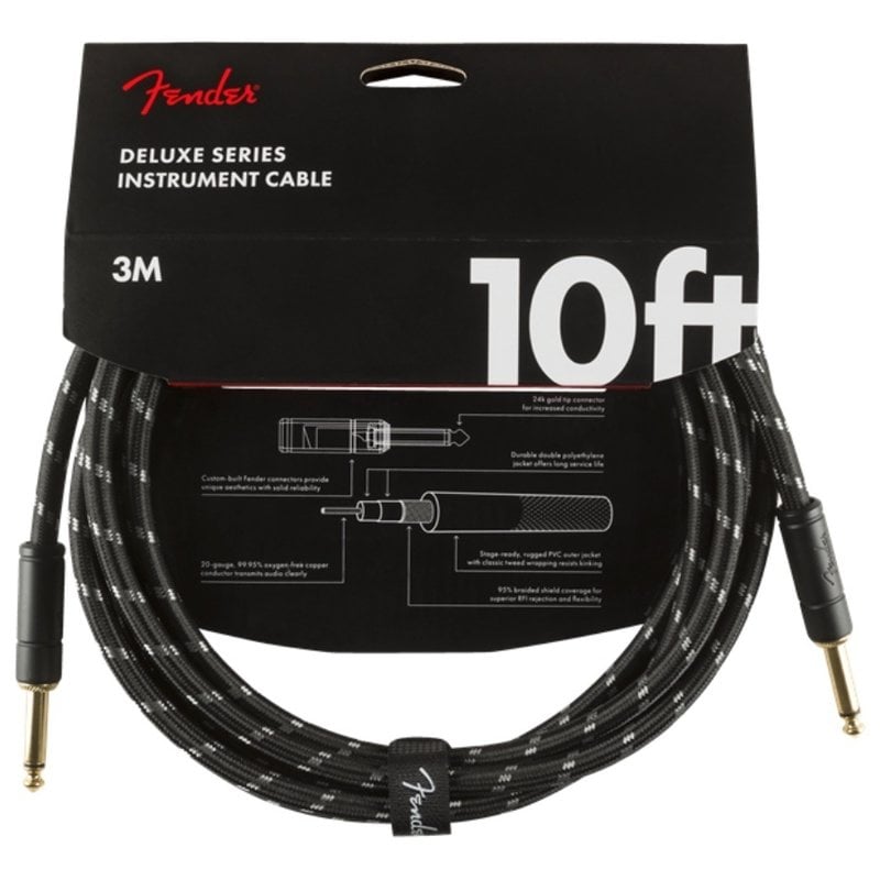 Fender Fender Pro Instrument Cable 10' - Black Tweed