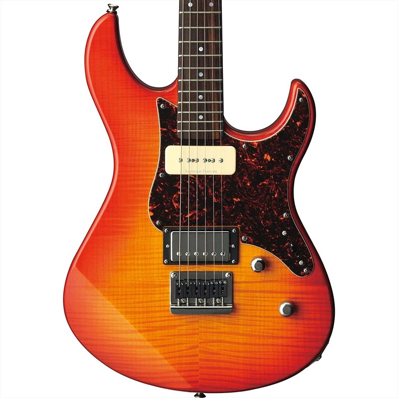 Yamaha Yamaha PAC611HFM Pacifica Electric Guitar - Light Amber Burst