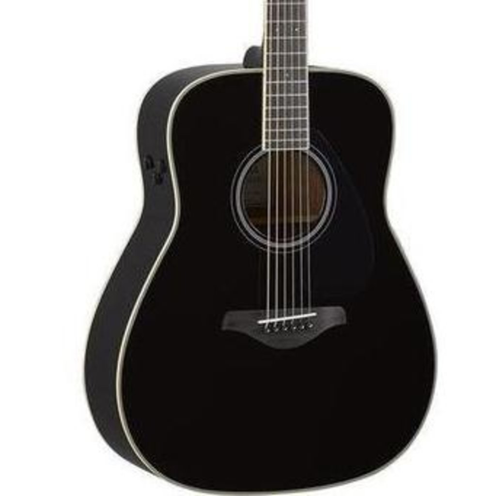 Yamaha FGTA BL TransAcoustic Guitar Black - KAOS Music Centre