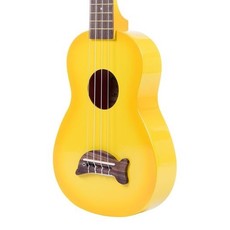 Kala Makala Soprano Dolphin  Ukulele Yellow Burst MK-SD-YLBURST