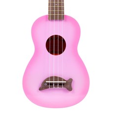 Kala Makala Soprano Dolphin Ukulele Pink Burst MK-SD-PKBURST