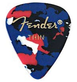 Fender Fender Premium Celluloid Picks  Confetti - 12 Thin Picks