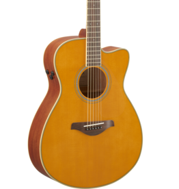 Yamaha Yamaha FSCTA VT TransAcoustic  Cutaway Guitar Vintage Tint
