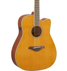Yamaha Yamaha FGCTA VT TransAcoustic  Cutaway Guitar Vintage Tint