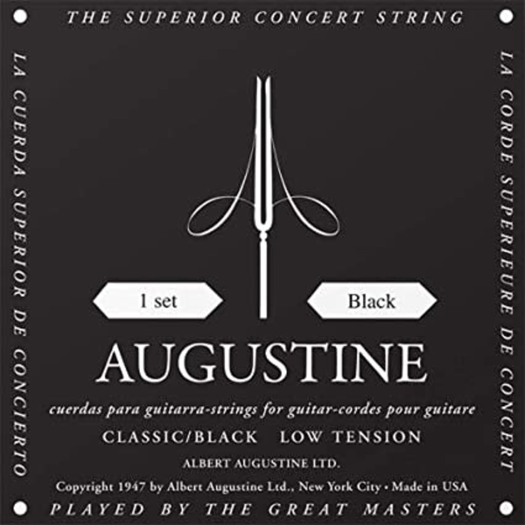 Augustine Classical Strings Normal Treble/Low Bass Tension - Black