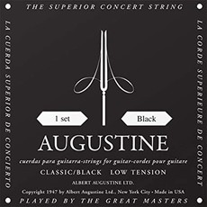 Augustine Classical Strings Normal Treble/Low Bass Tension - Black