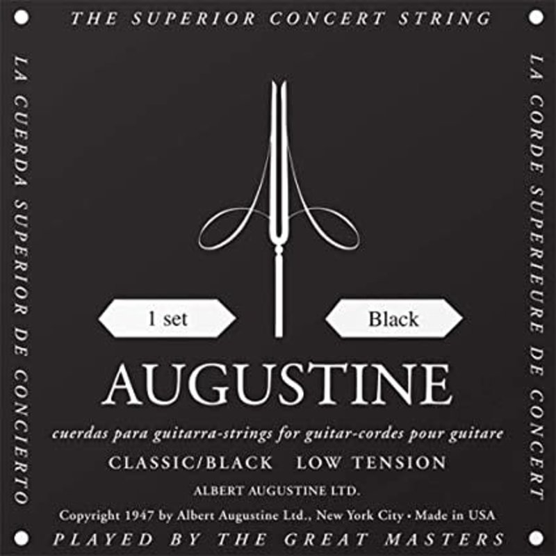 Augustine Classical Strings Normal Treble/Low Bass Tension - Black