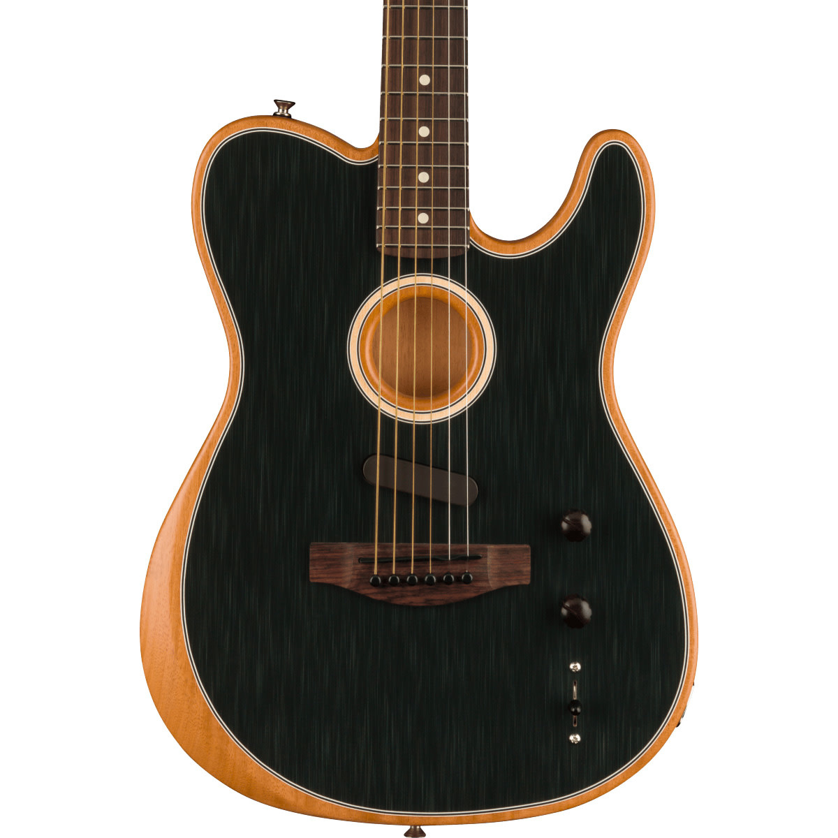 Fender Acoustasonic Player Telecaster - Brushed Black - KAOS 
