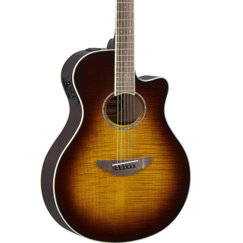 Yamaha Yamaha APX600FM TBS Electric Acoustic Guitar Tobacco Brown Sunburst
