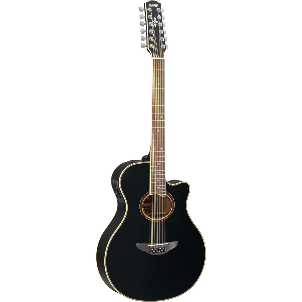 Yamaha Yamaha APX700II-12 BL Electric Acoustic Guitar Black