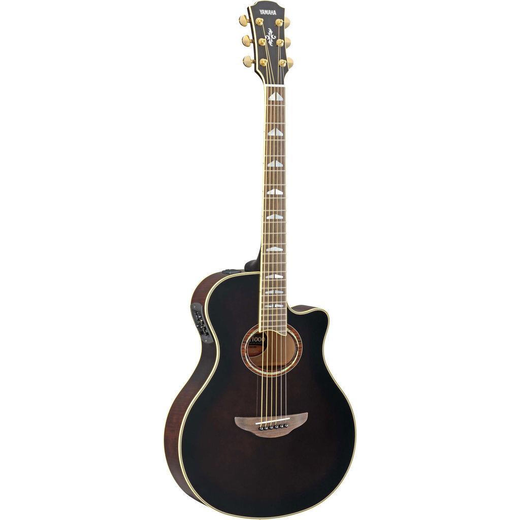 Yamaha Yamaha APX1000 MBL Electric Acoustic Guitar Mocha Black