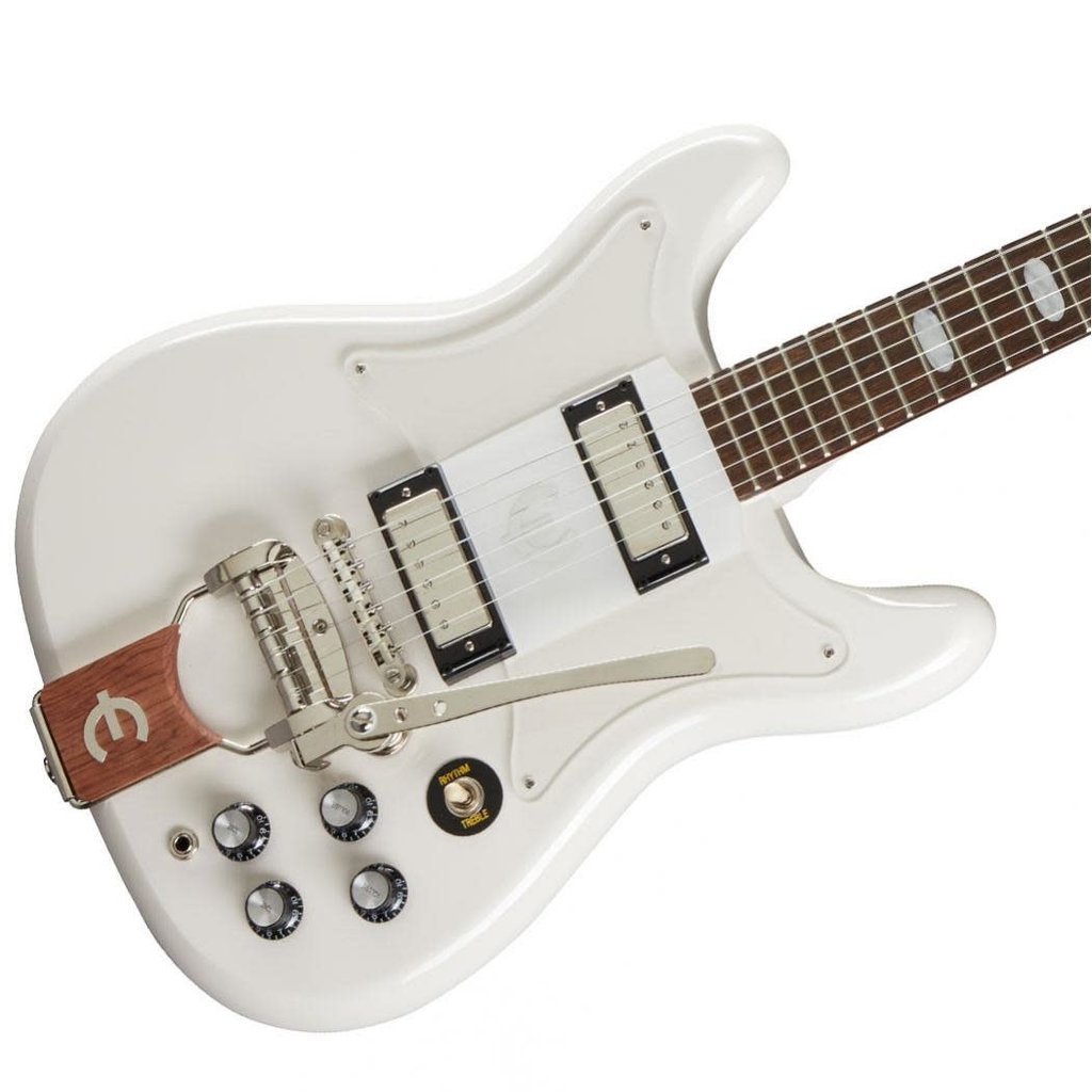 Epiphone Crestwood Custom Electric Guitar - Polaris White - KAOS