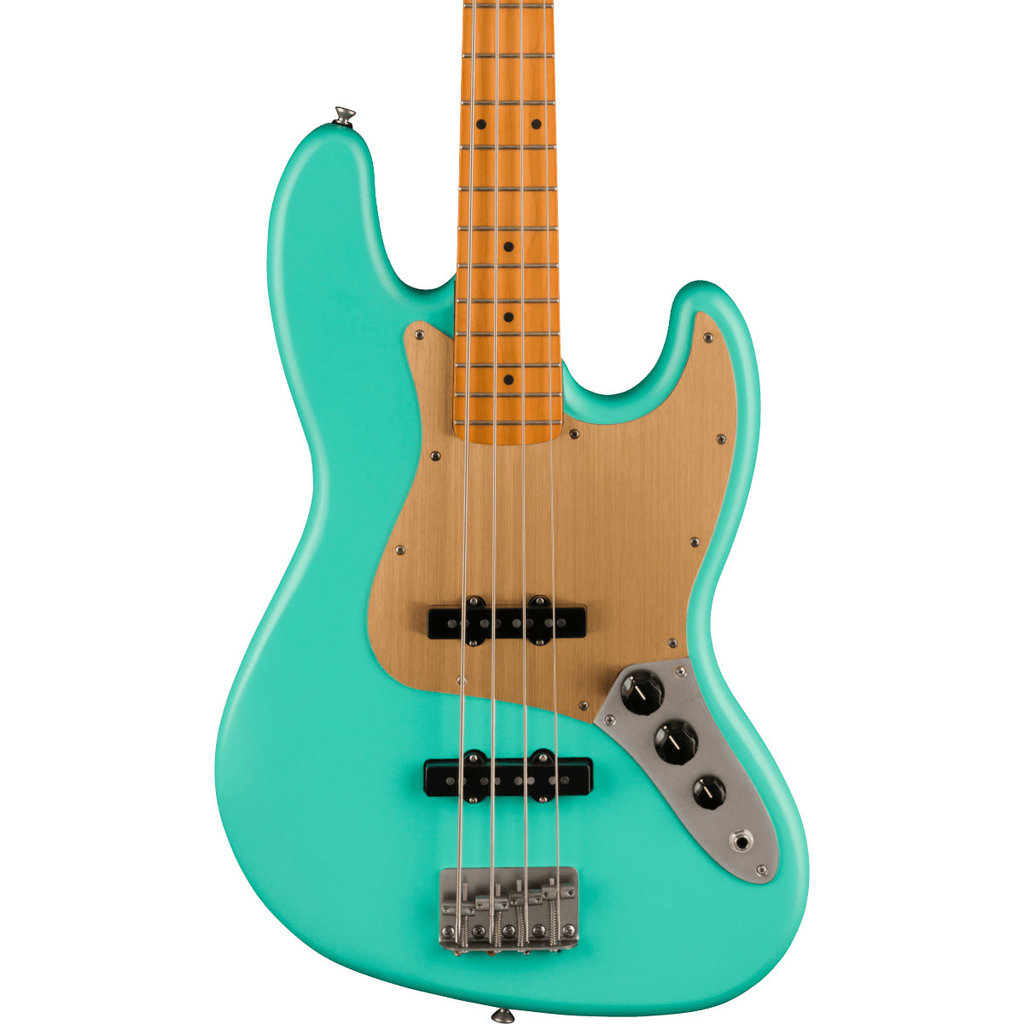 Fender Squier 40th Anniversary Jazz Bass V Ed - Satin Seafoam