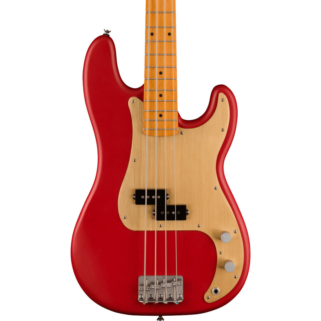 Fender Fender Squier 40th Anniversary Precision Bass Vintage Edition - Satin Dakota Red