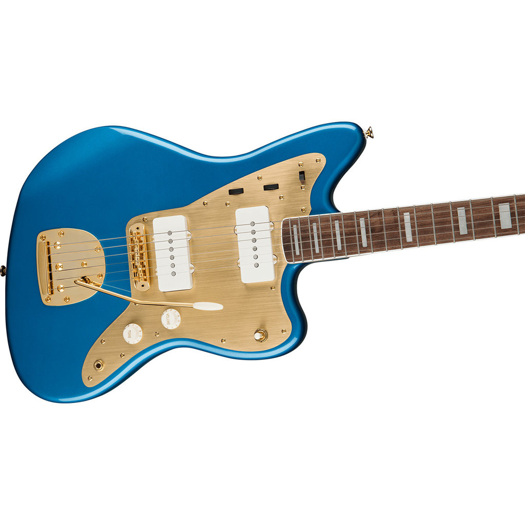 Fender Fender Squier 40th Anniversary Jazzmaster Gold Edition - Lake Placid Blue