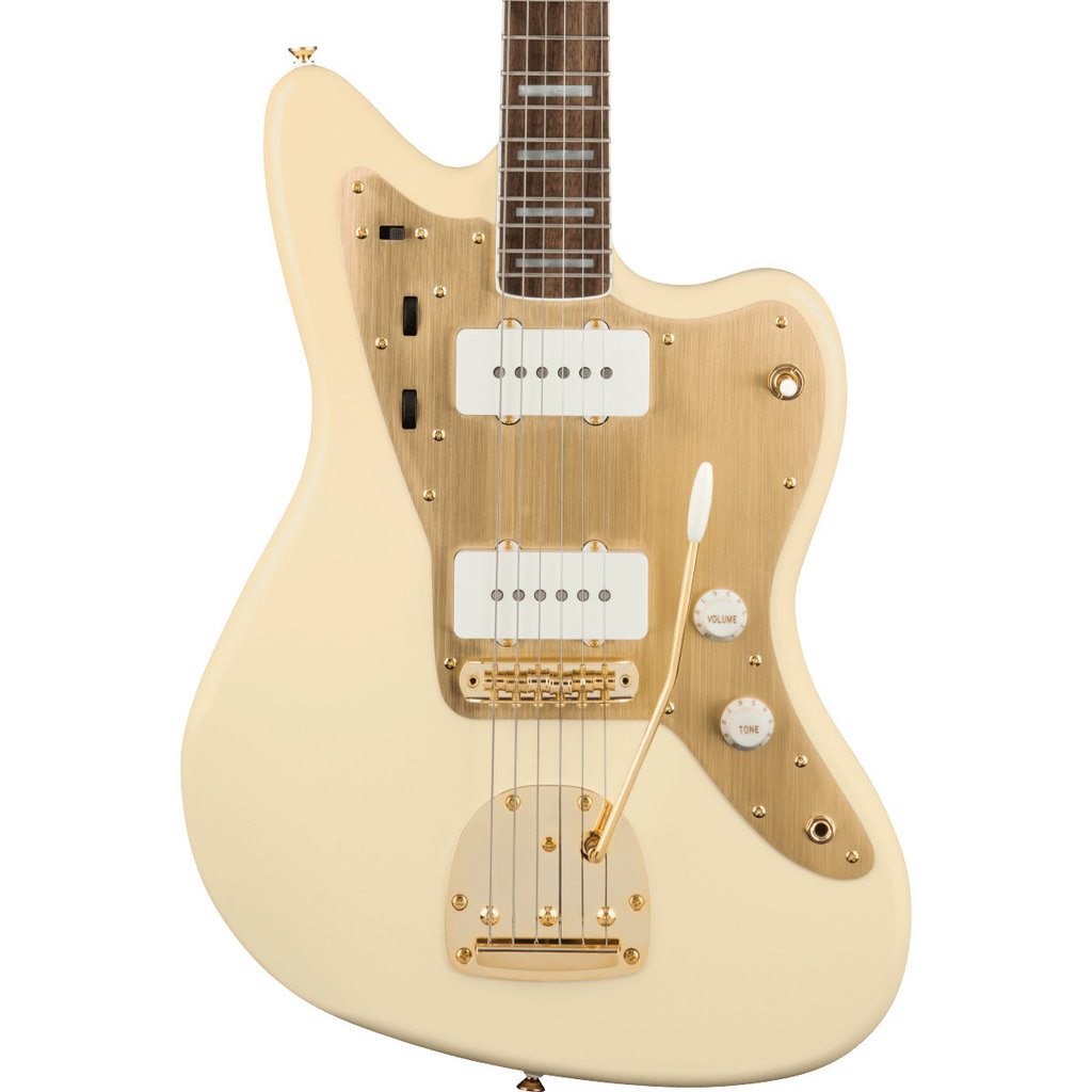 fender jazzmaster white gold