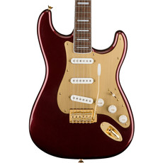 Fender Fender Squier 40th Anniversary Stratocaster Gold Edition - Ruby Red Metallic