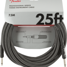 Fender Fender Pro Instrument Cable 25ft Gray Tweed